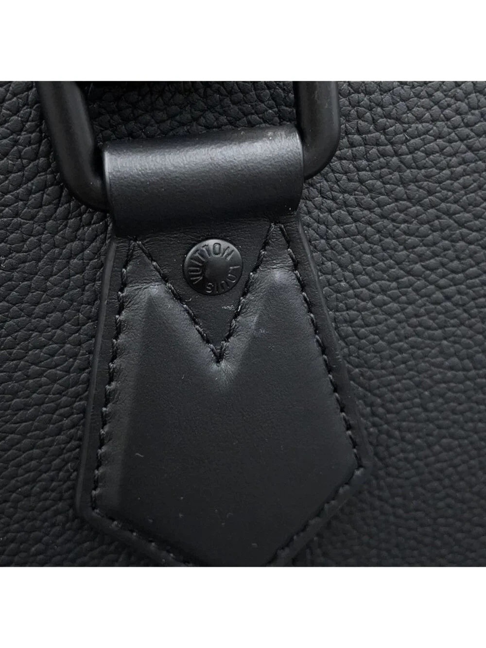 Louis Vuitton Tote Bag Taurillon Leather LV Aerogram Lockit 2-Way Black